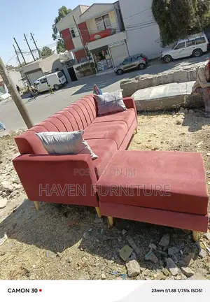 Photo - Red Color Sofa