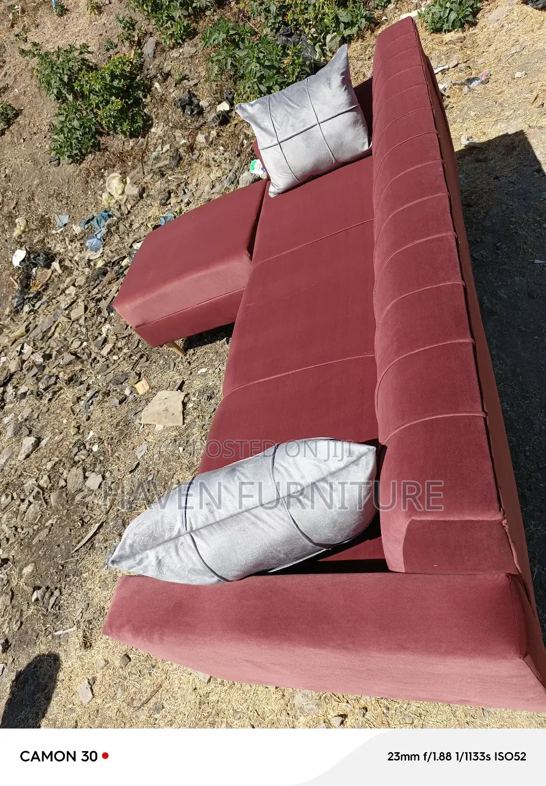 Red Color Sofa