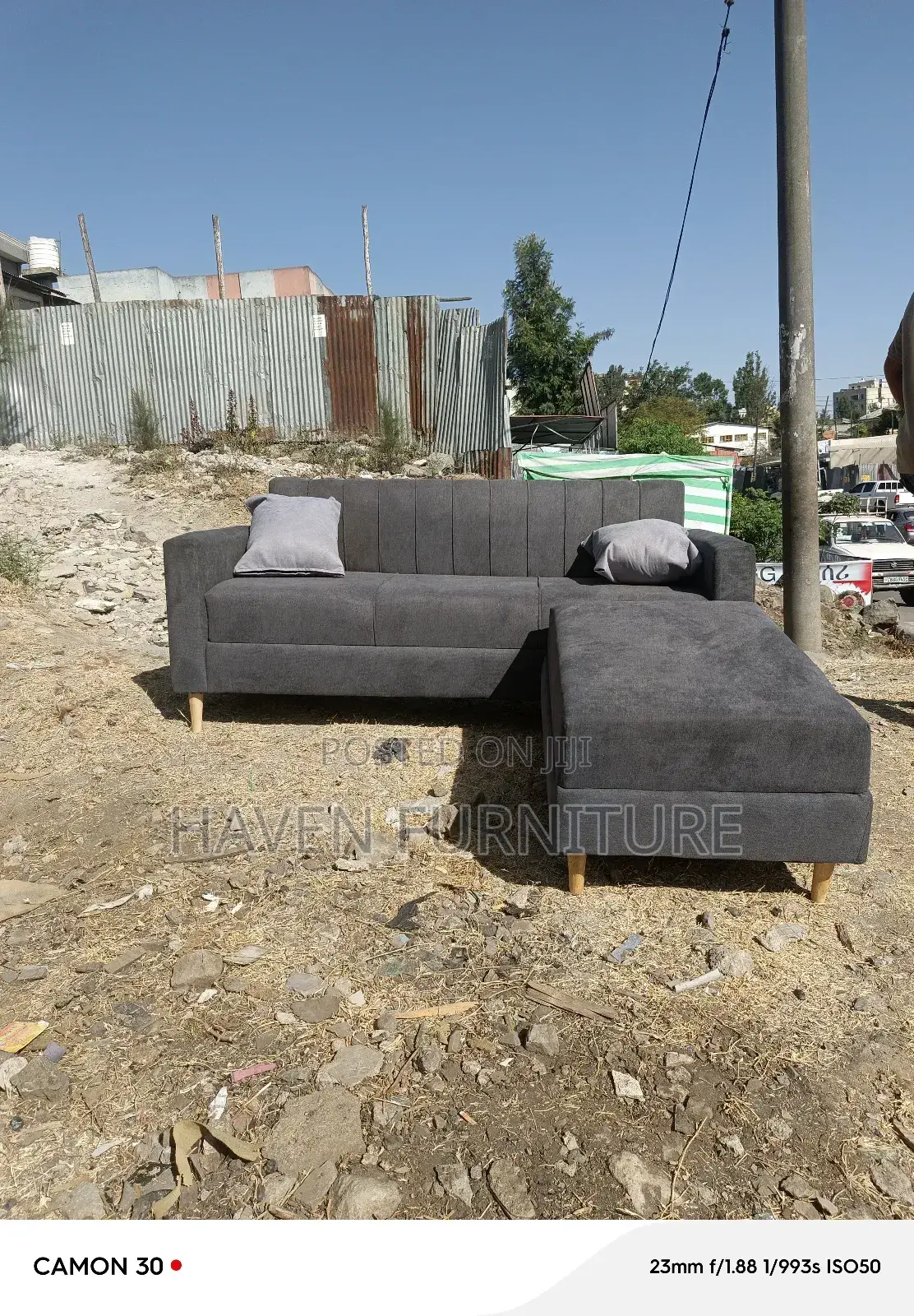 Bkack Grey Code 2 Sofa