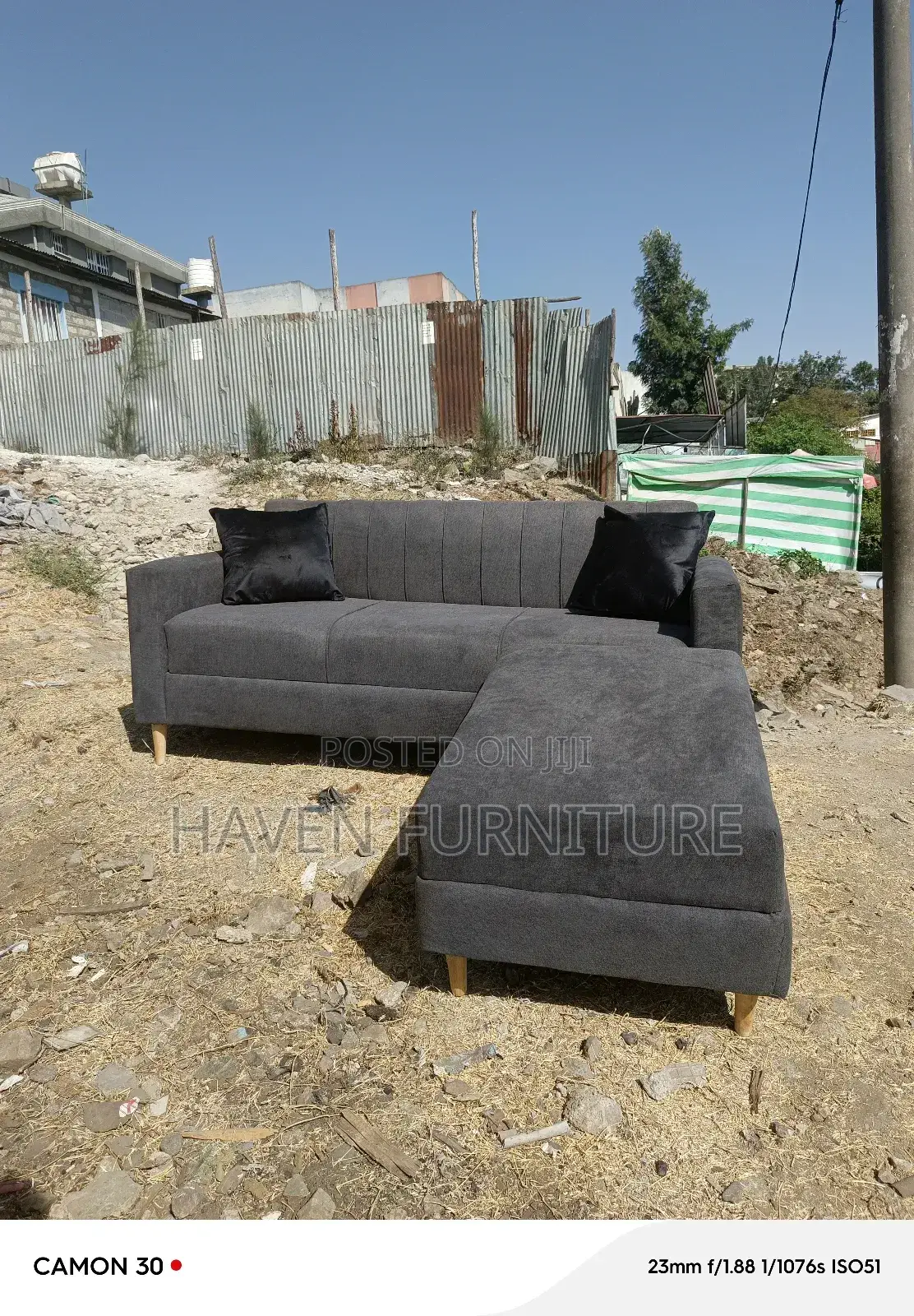 Dark Sliver With Black Sofa