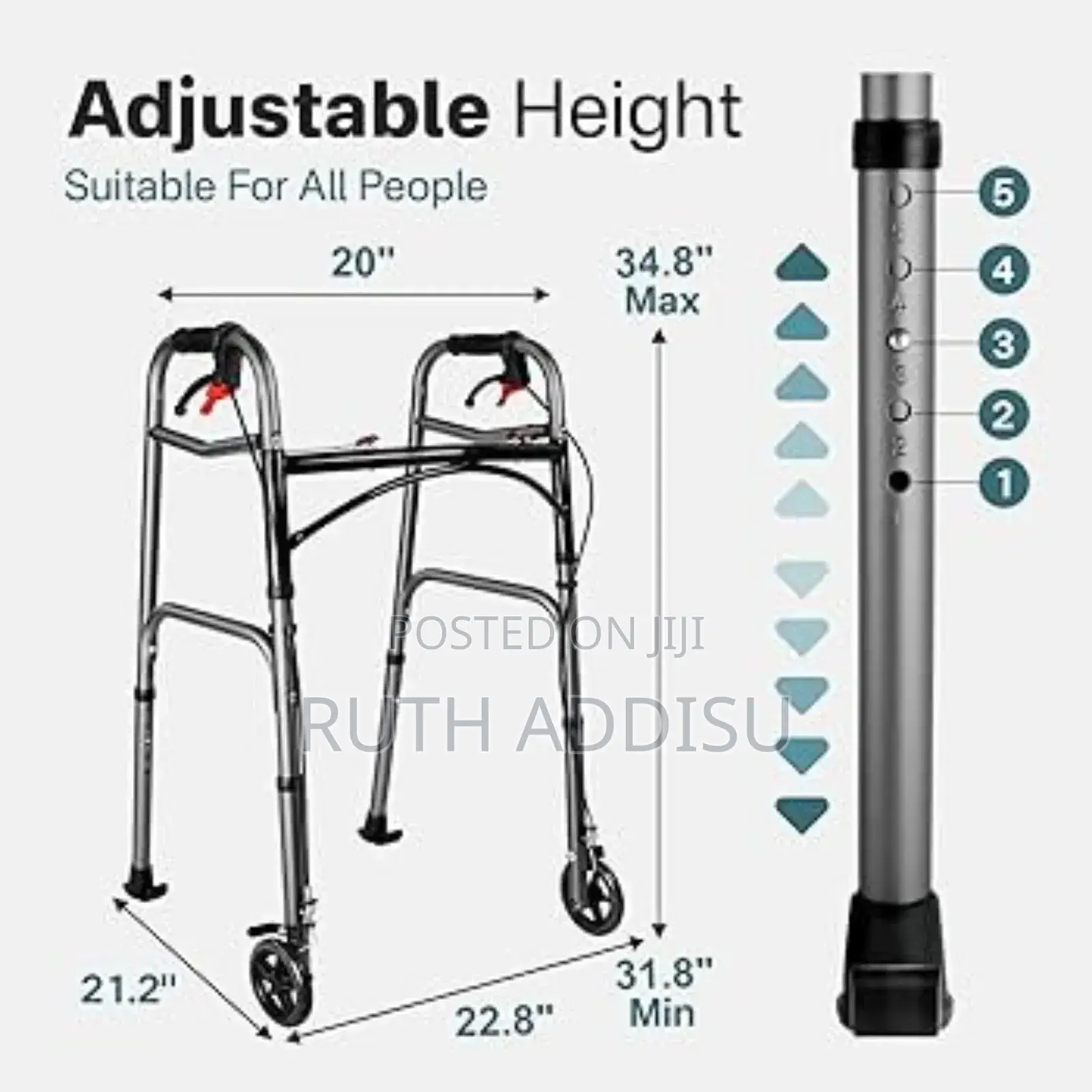 Almunium Walker峻峭walking Aid凍死brand New Walker乏力walking Frame Walker