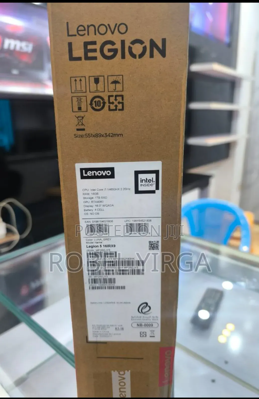 New Laptop Lenovo Legion 5 16GB Intel Core I7 SSD 1T