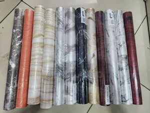 Marble Pattern Water Proof Self Adhesive Wall Sticker 10 Metr × 45cm