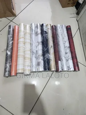 Marble Pattern Water Proof Self Adhesive Wall Sticker 10 Metr × 45cm