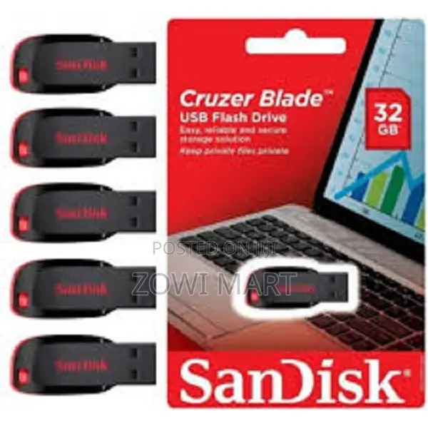 Sandisk Cruzer Blade Usb Flash Drive – 32gb