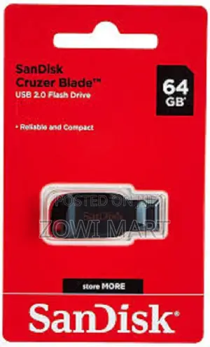 Sandisk Cruzer Blade Usb Flash Drive – 64gb