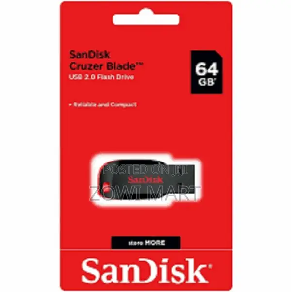 Sandisk Cruzer Blade Usb Flash Drive – 64gb