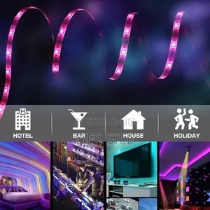 Super Bright 5m Led Strip Light/ባለ 5ሜትር Ledስትሪፕ ላይት