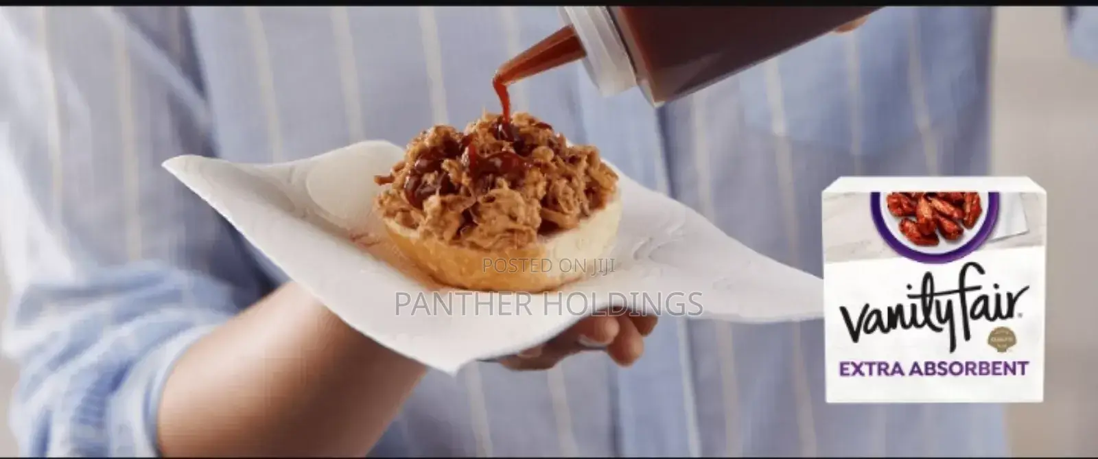 Vanity Fair Entertain 3-Ply Napkins 240ct