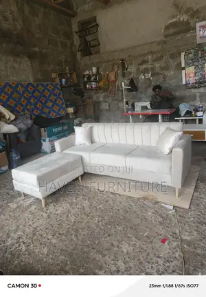 Photo - Great Blue Sofa