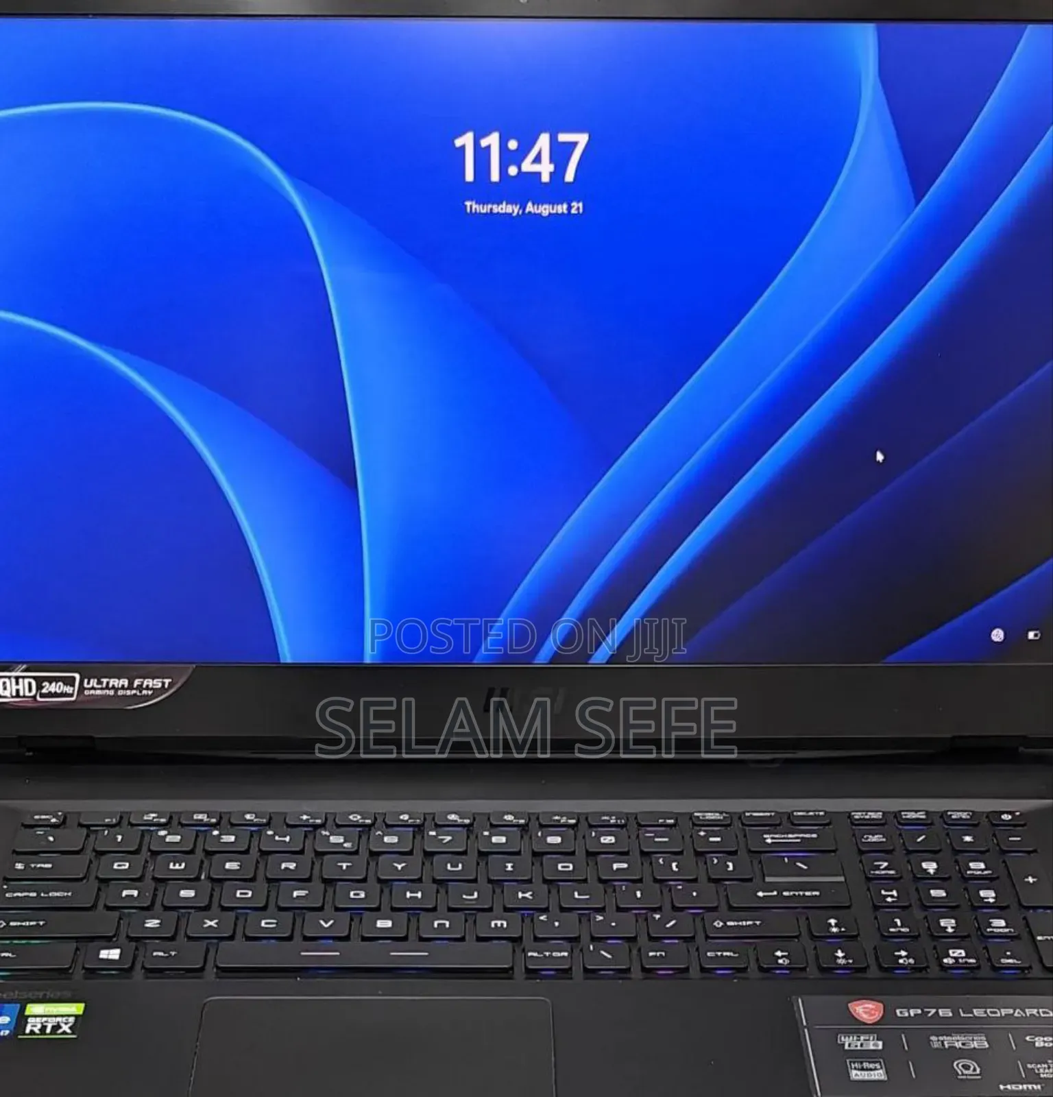 New Laptop MSI GP75 Leopard 16GB Intel Core I7 SSD 1T