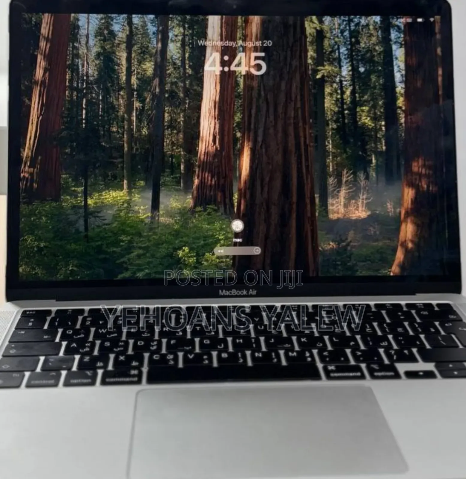 New Laptop Apple MacBook Air 2020 M1 8GB Apple M1 SSD 256GB