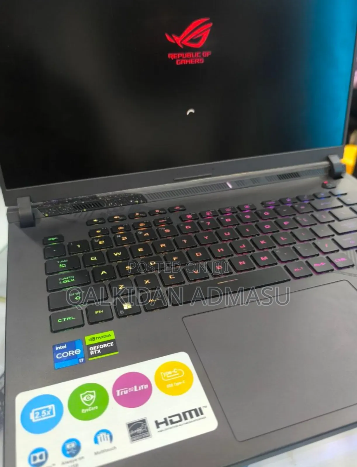 New Laptop Asus ROG Strix G16 G614 16GB Intel Core I7 SSD 1T