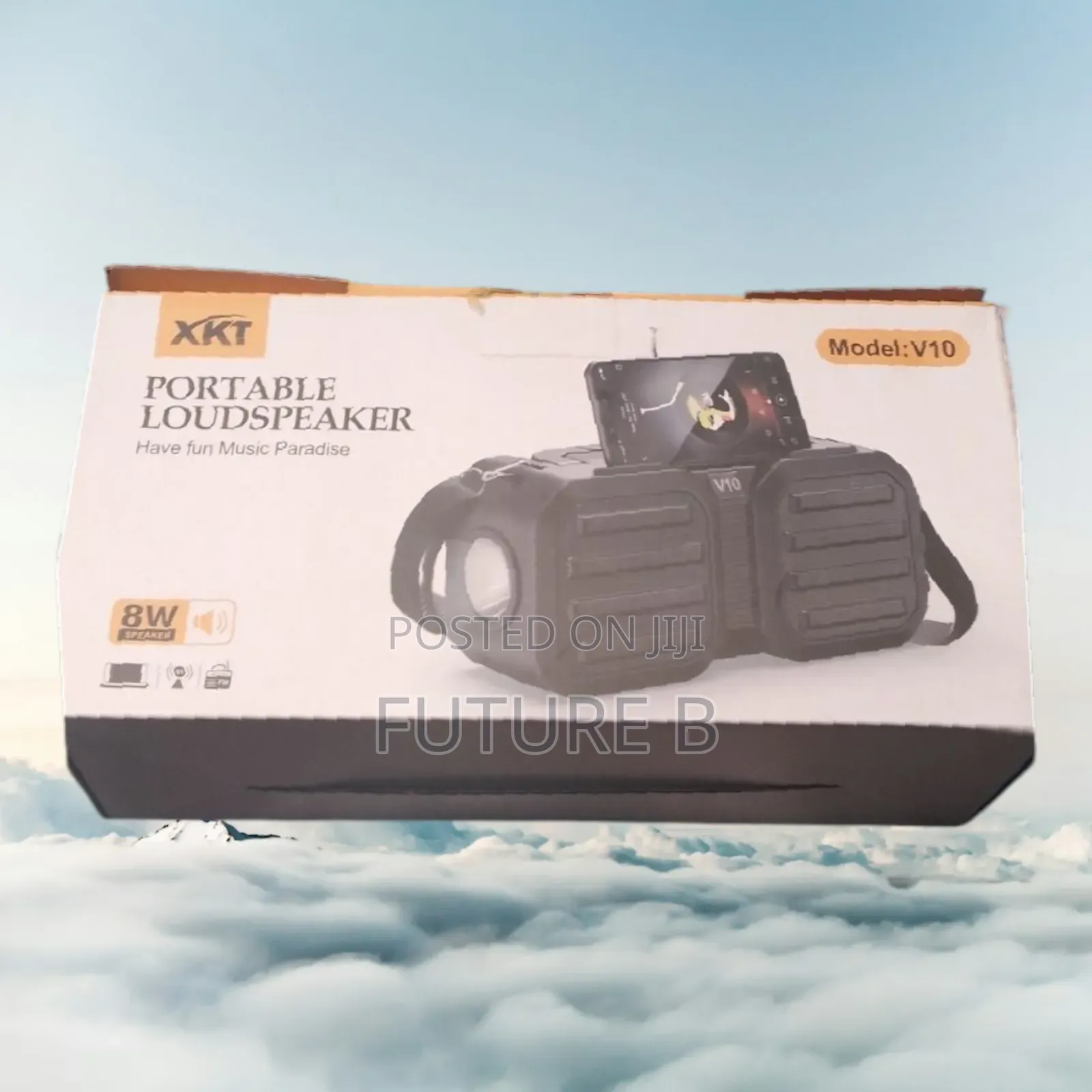 V10 Portable Loudspeaker Customizable Sound With Eq