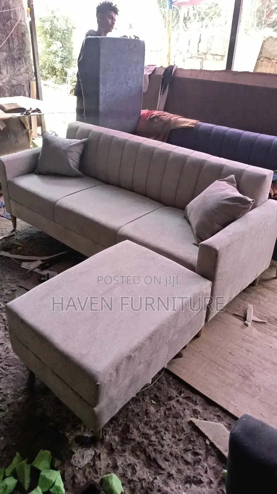 Light Cream Code C Sofa