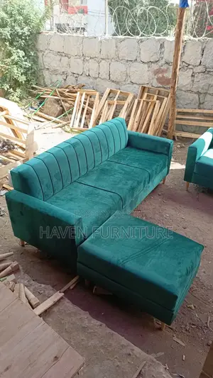Green Color Sofa