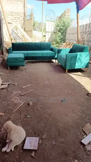 Green Color Sofa