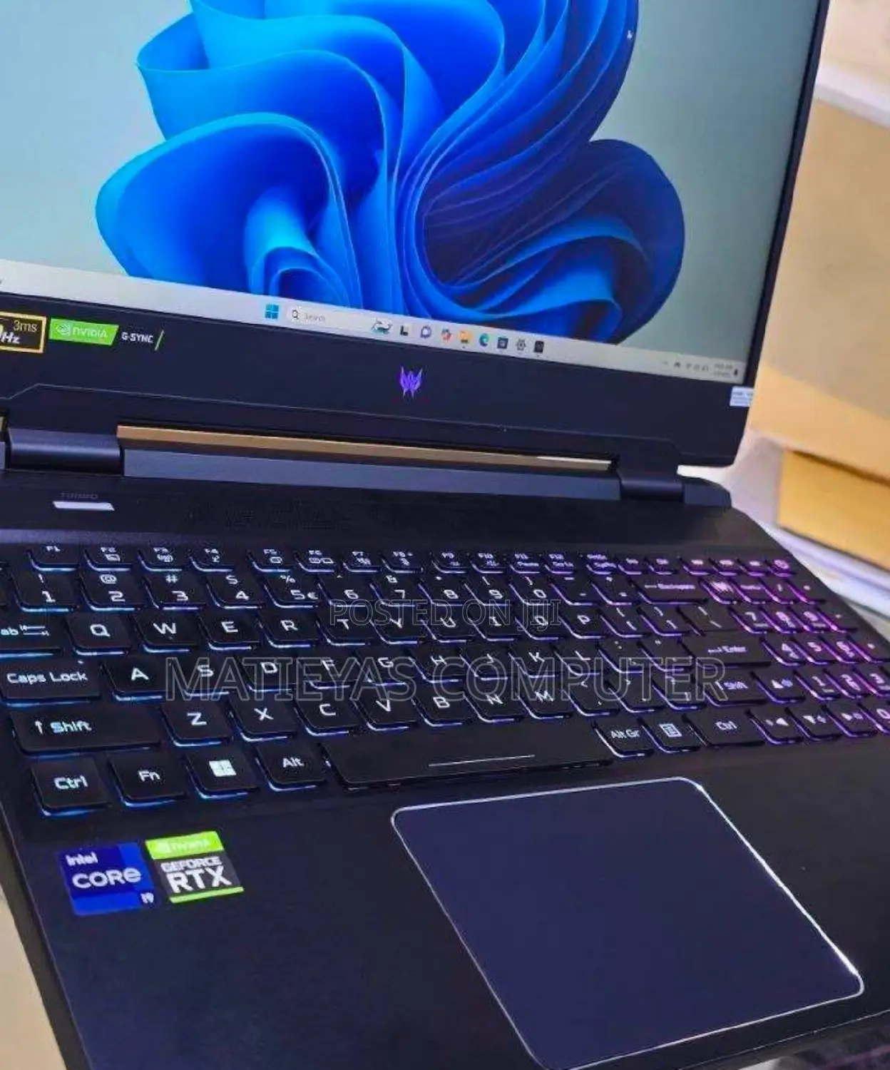 New Laptop Acer Predator Helios 300 16GB Intel Core I9 SSD 1T