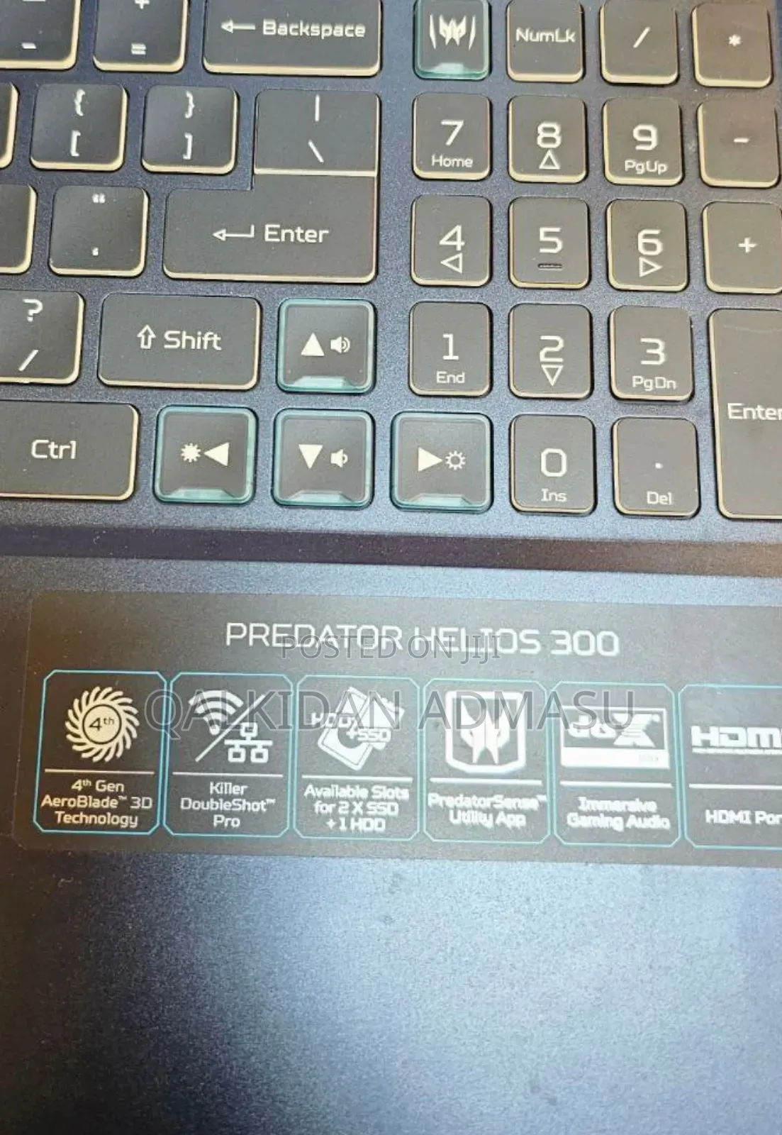 New Laptop Acer Predator Helios 300 16GB Intel Core I7 SSD 1T