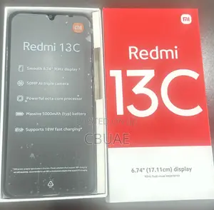 New Xiaomi Redmi 13C 256 GB Black
