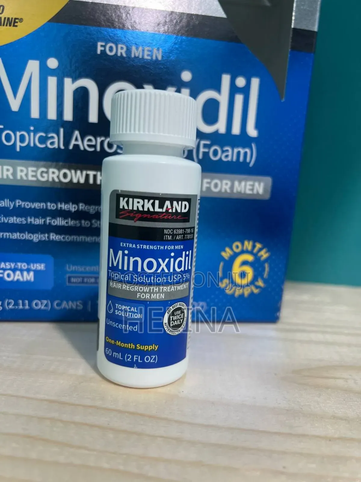 የእስራኤል ምርት የሆነው ኦርጅናል ሚኖክሲዲል እኛ ጋር ያገኛሉ