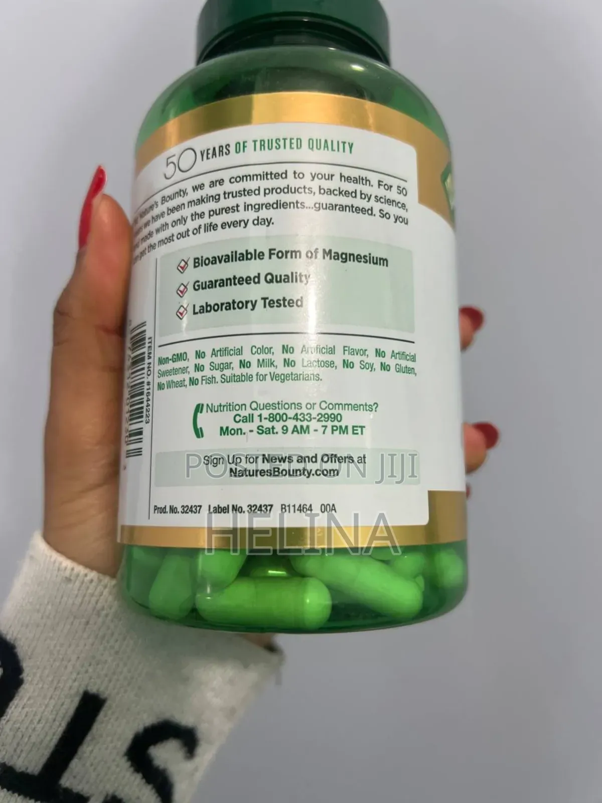 Magnesium Glycinate 240mg 180 Capsules for Healthy Lifestyle