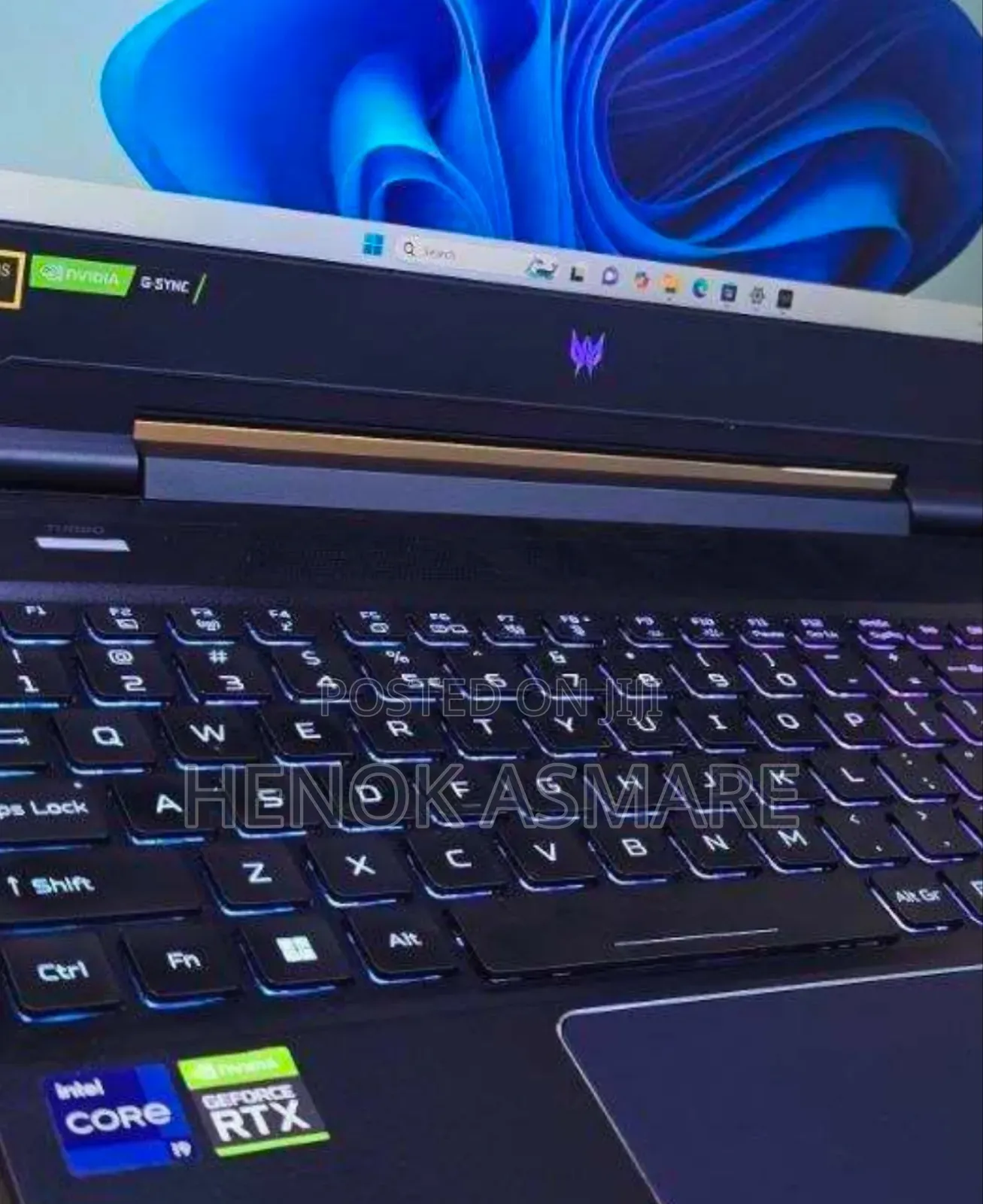 New Laptop Acer Predator Helios 300 16GB Intel Core I9 SSD 1T