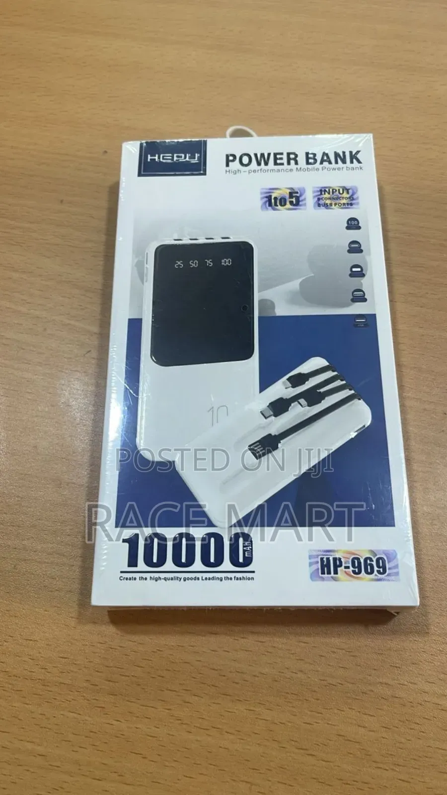 Hepu አስተማማኝ ኦሪጅናል ቪገር 20,000mah ፓወር ባንክ