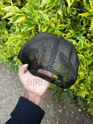 Louis Vuitton Black Leather Cap