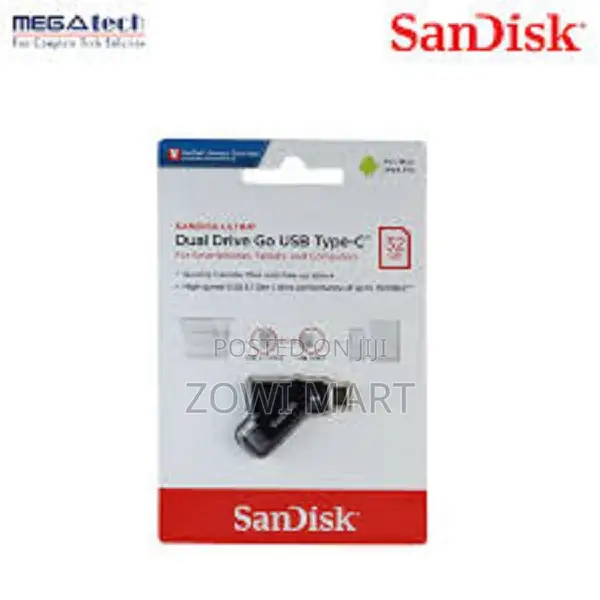 Sandisk Ultra Dual Drive Go Usb Type-C – 32gb