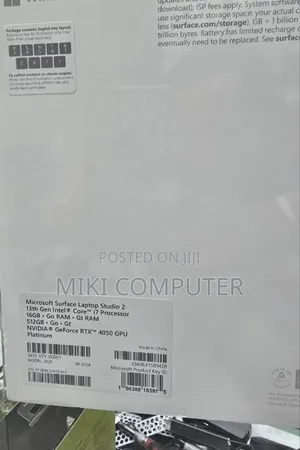 New Laptop Microsoft Surface 16GB Intel Core I7 SSD 512GB