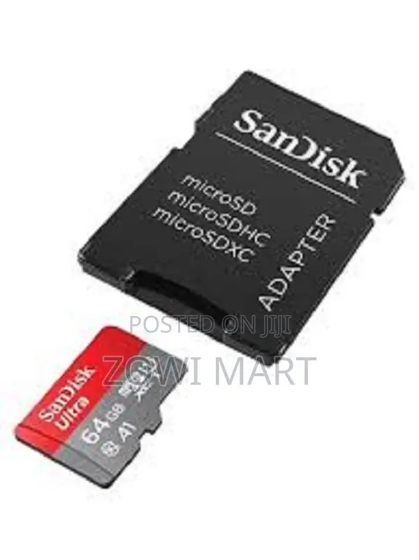 Sandisk Ultra Microsdhc Uhs-I Card With Adapter 64gb