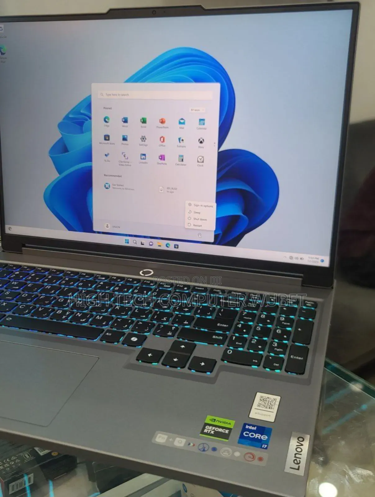 New Laptop Lenovo Legion 5 8GB Intel Core I7 SSD 1T