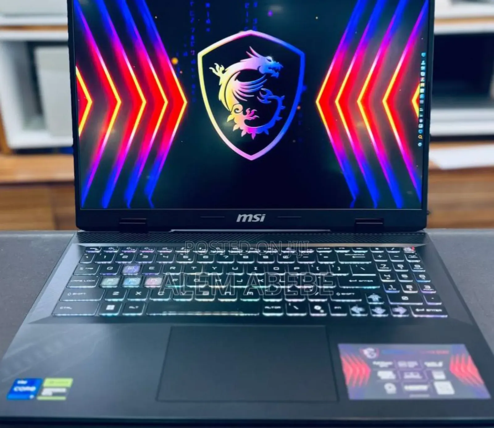 New Laptop MSI Crosshair 15 16GB Intel Core I7 SSD 1T