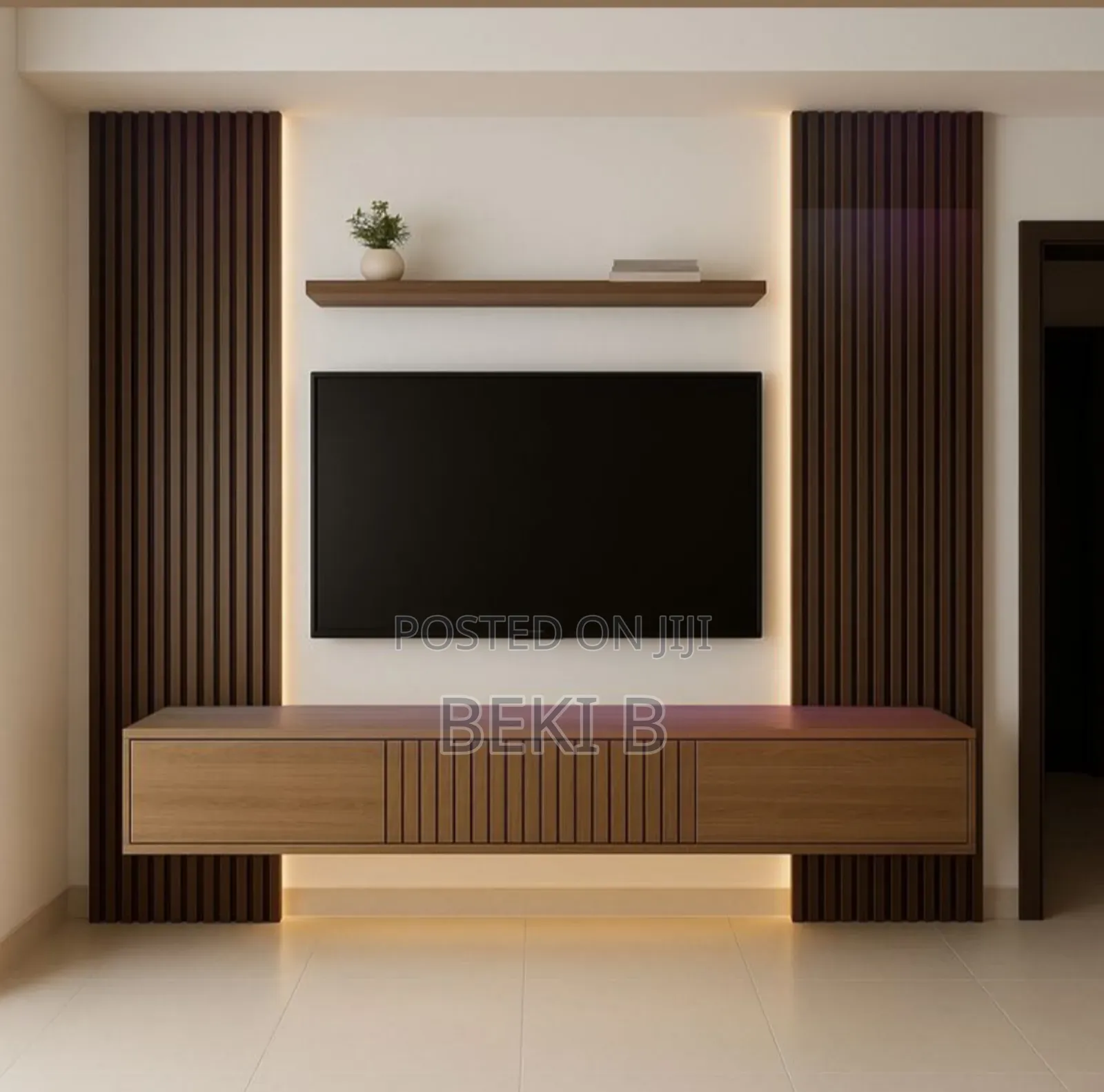 Tv Stand Background Wpc,Uv Wall Clading