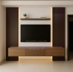 Tv Stand Background Wpc,Uv Wall Clading