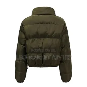 Stylish Women Crop Loose Warm Jacket