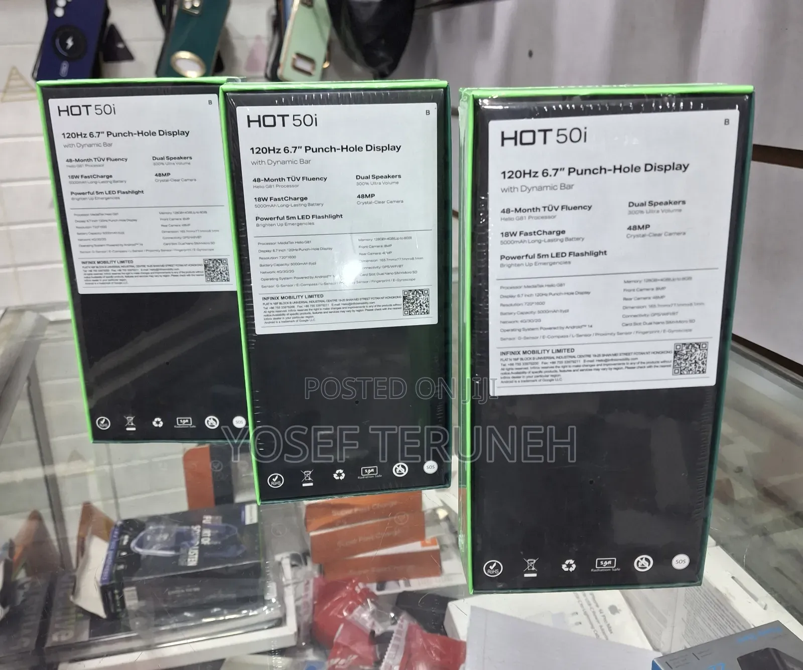 New Infinix Hot 50i 128 GB Black