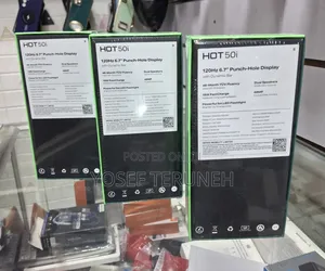 New Infinix Hot 50i 128 GB Black