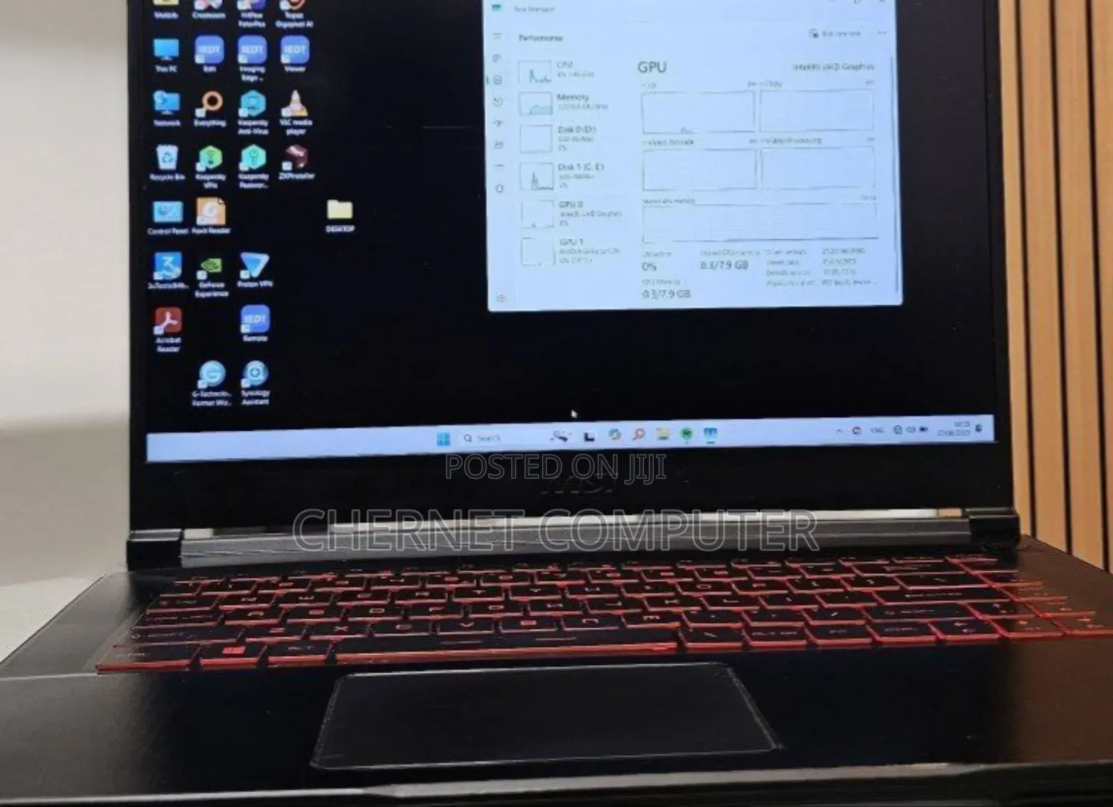 New Laptop MSI Katana GF66 16GB Intel Core I7 SSD 1T