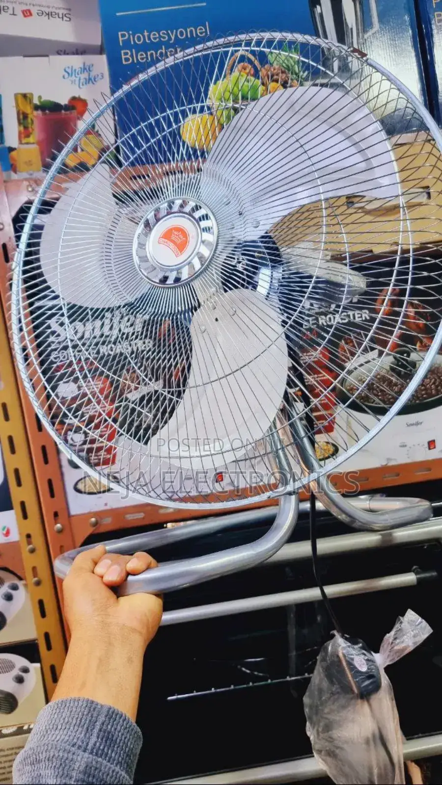 Stand Fan አየር ማቀዝቀዣ Stelles Steel Fan