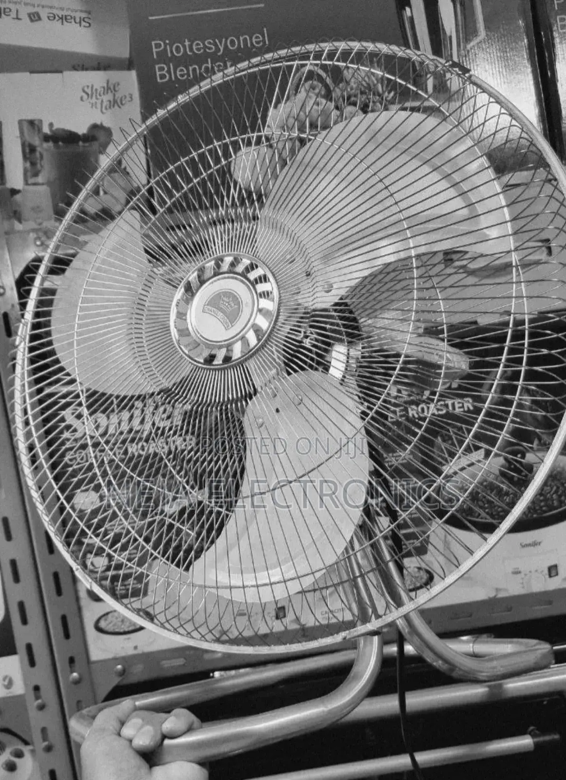 Stand Fan አየር ማቀዝቀዣ Stelles Steel Fan