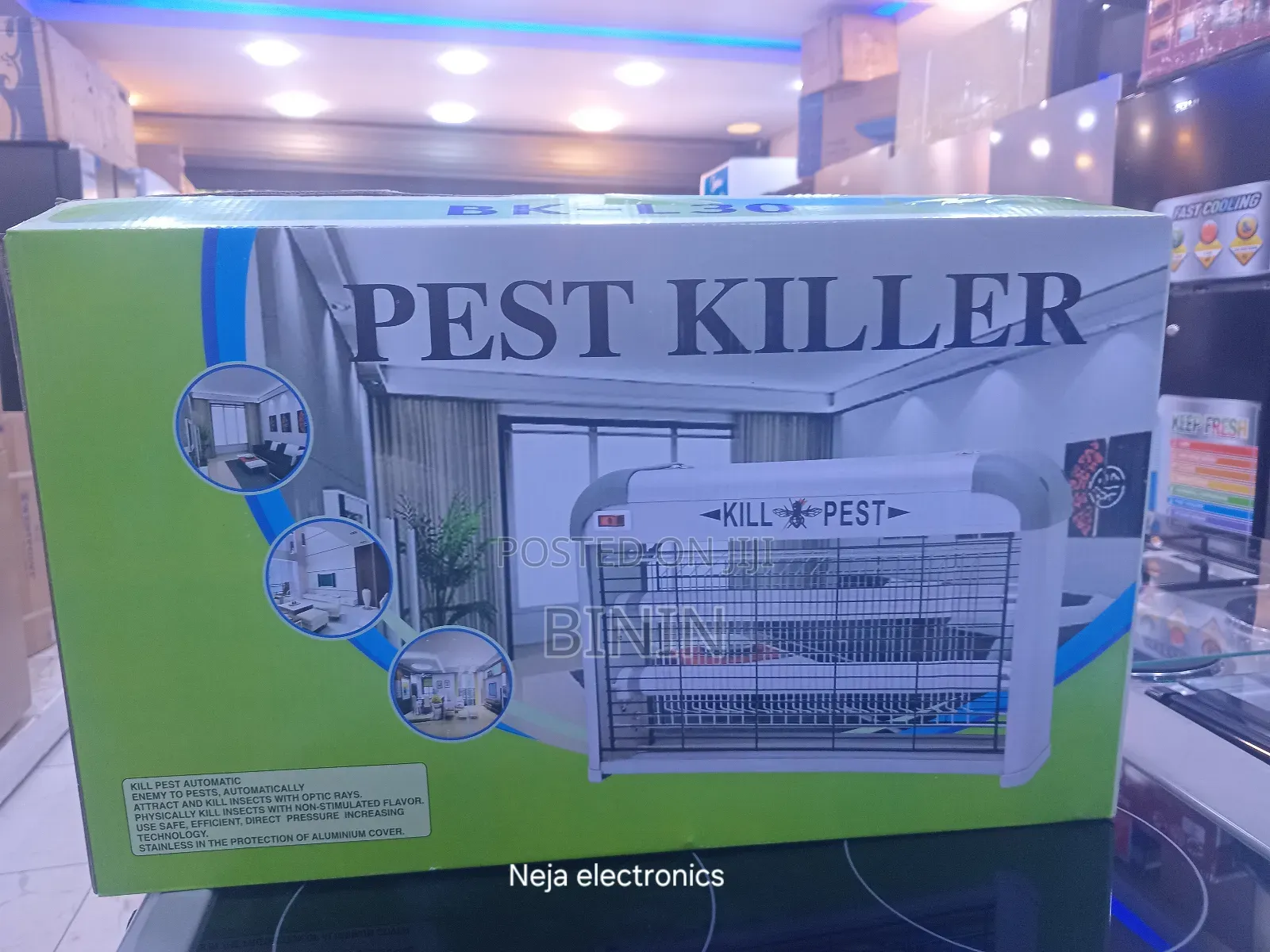 Killer Pest Cautions Electrical ዝንብ መግደያ