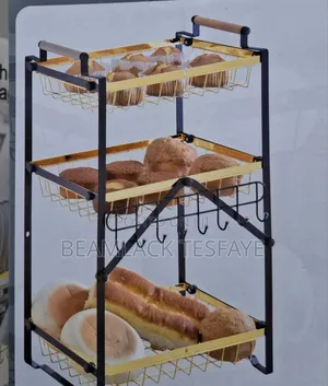 ባለ 3 ደረጃ የአትክልት፣ ፍራፍሬና መሰል ነገሮች ማስቀመጫ