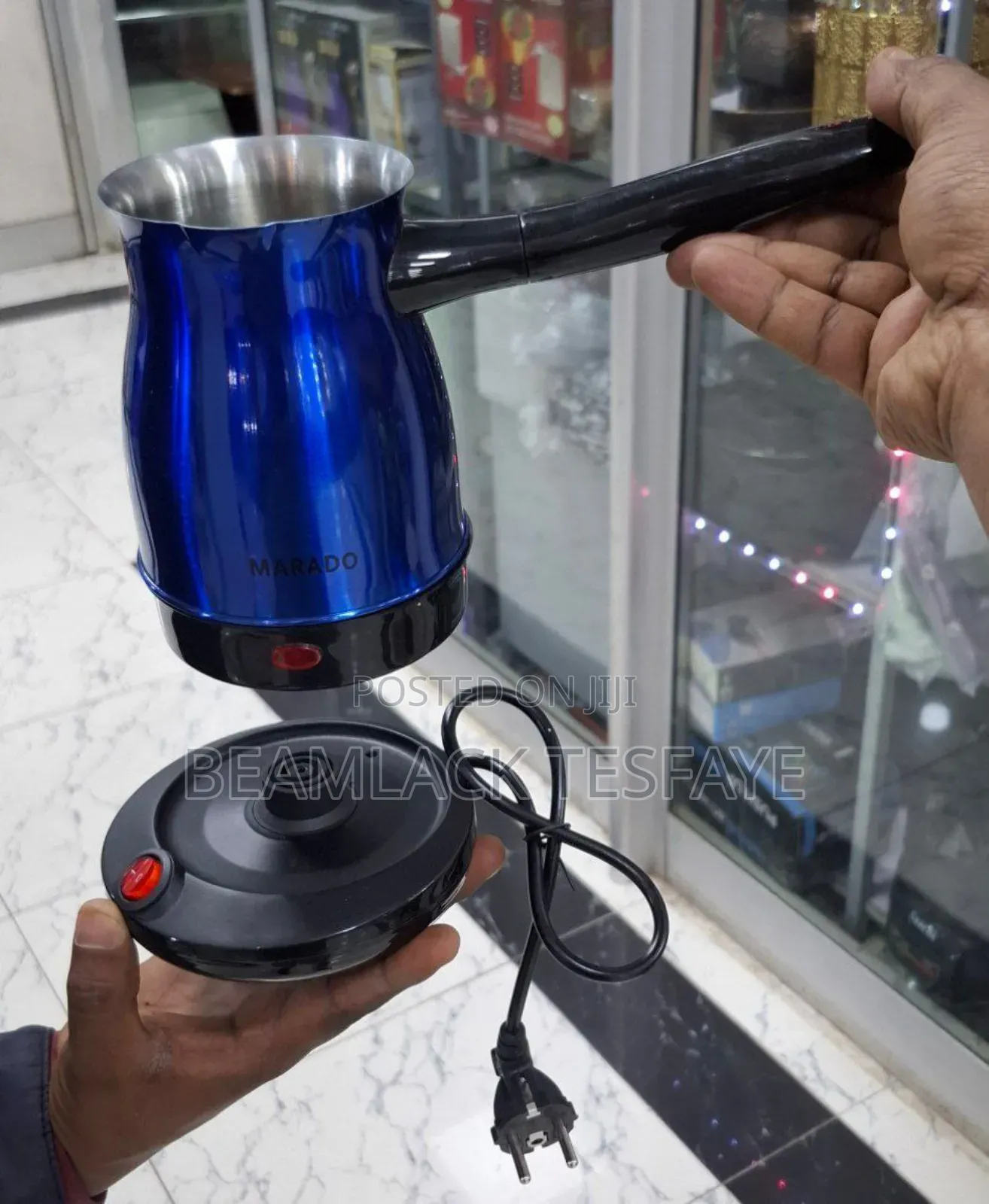 የቡናና የወተት ማፍሊያ/ ማገናፈያ