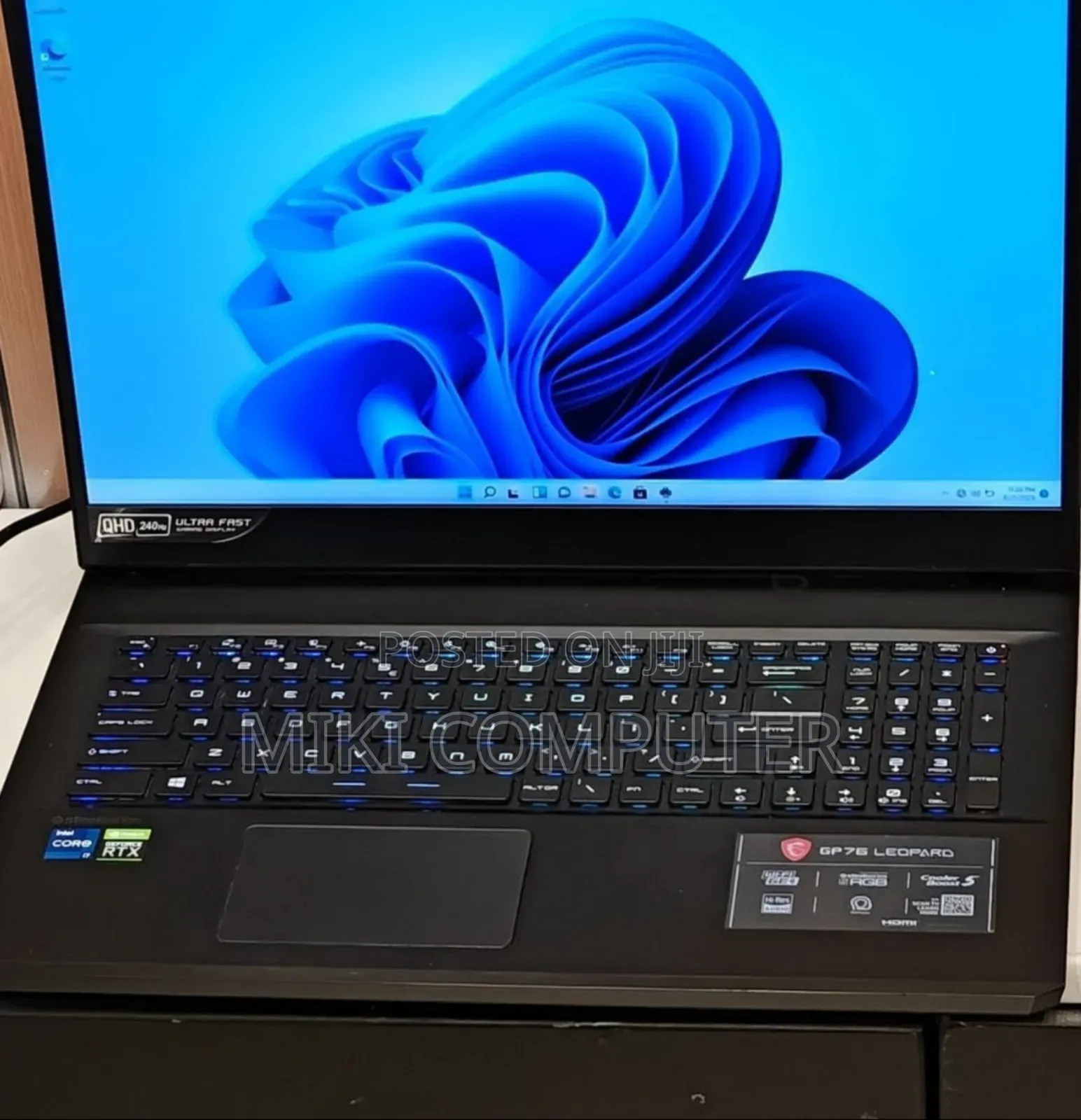 New Laptop MSI GP75 Leopard 16GB Intel Core I7 SSD 1T