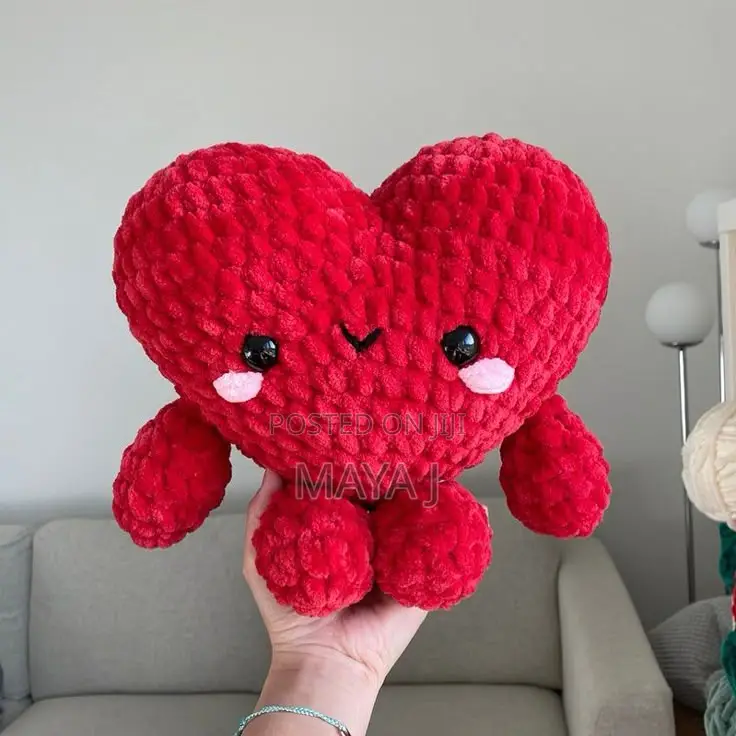 Heart Shaped Plush Toy (700-4000) Price Depends on Size