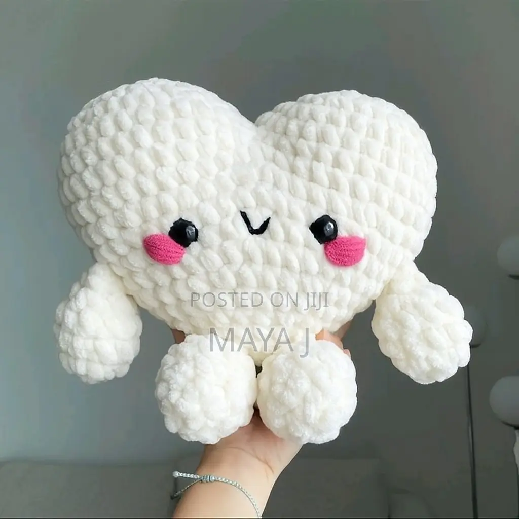 Heart Shaped Plush Toy (700-4000) Price Depends on Size