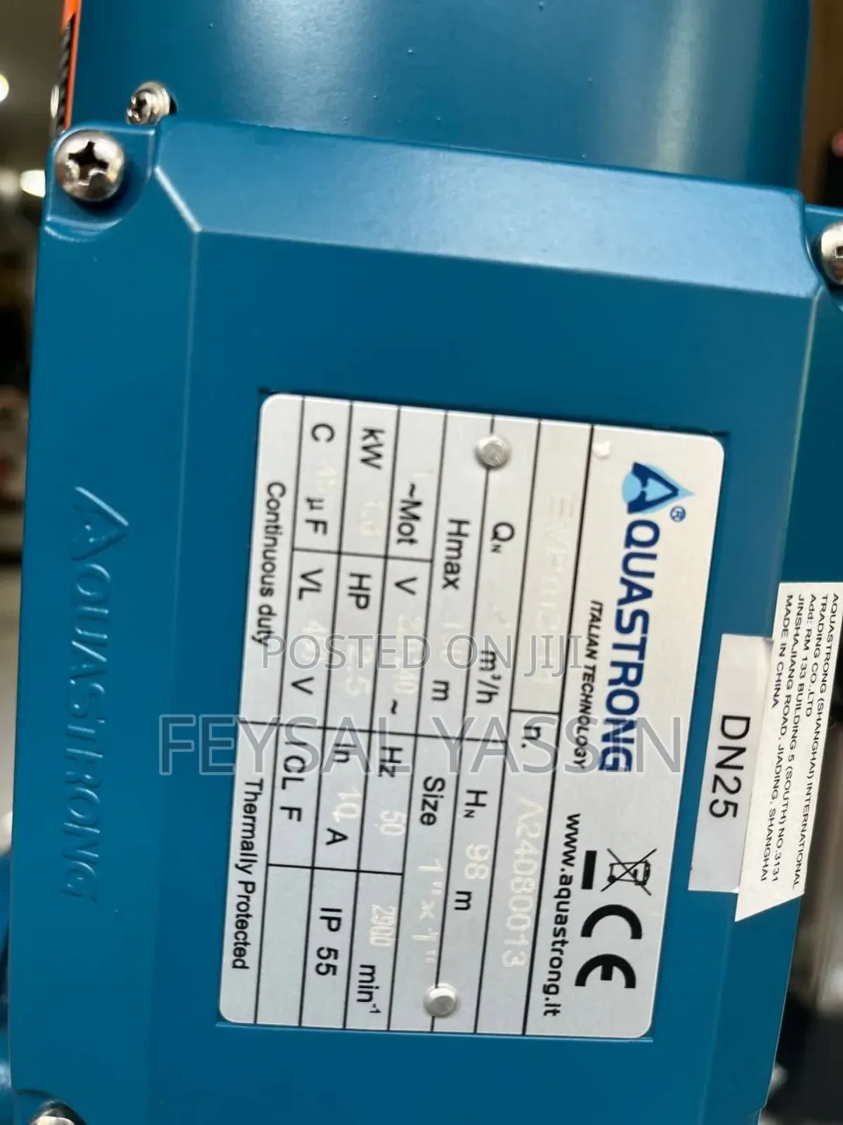 Aquastrong 2.5hp Vertical Water Pump