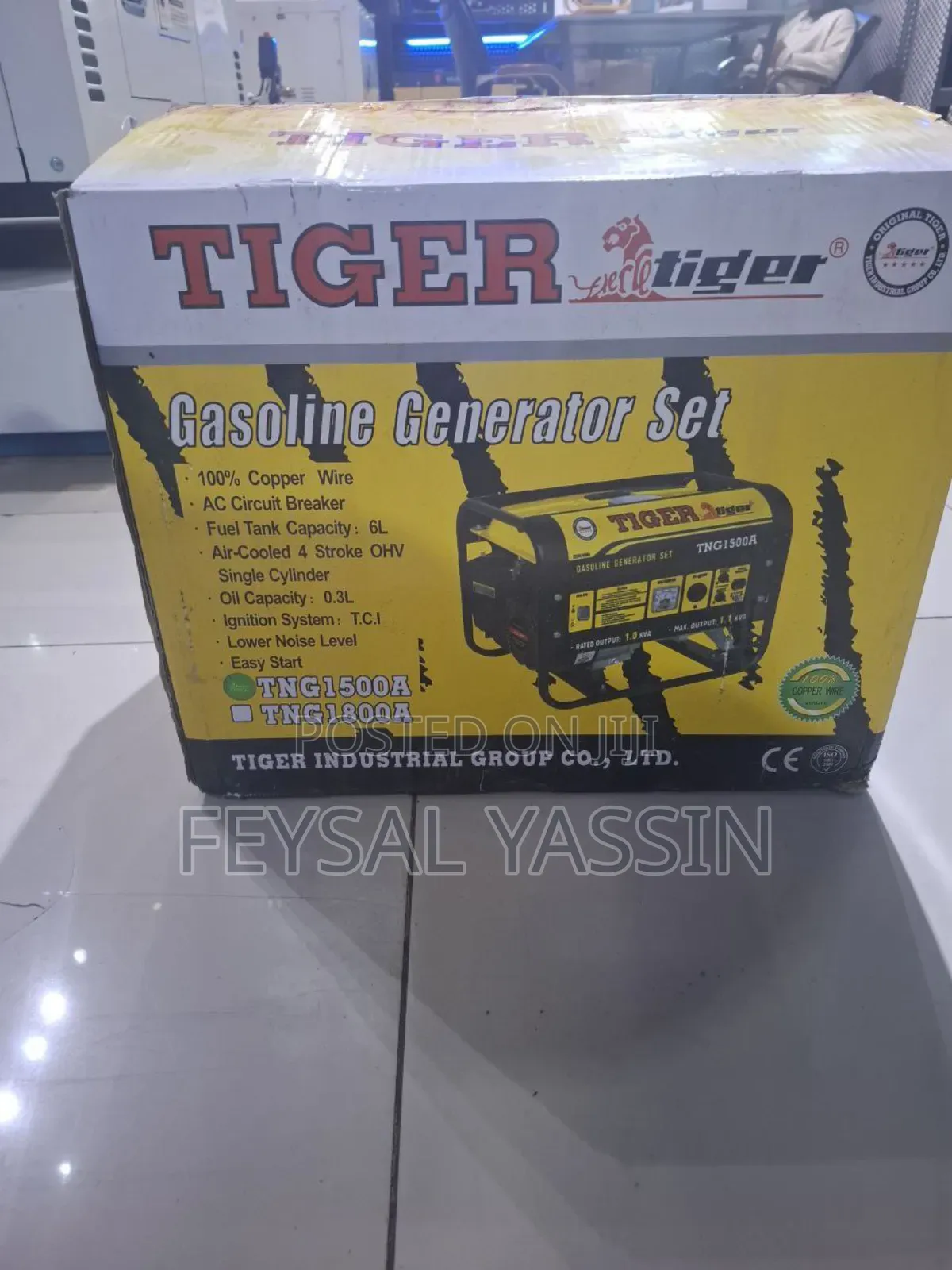 Tiger Generator 1.5kw Orignal